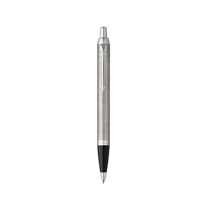 Parker IM Stainless CT Ballpoint Pen — Parker ballpoint pen — reliable smooth-writing everyday pen, at Cityluxe Singapore