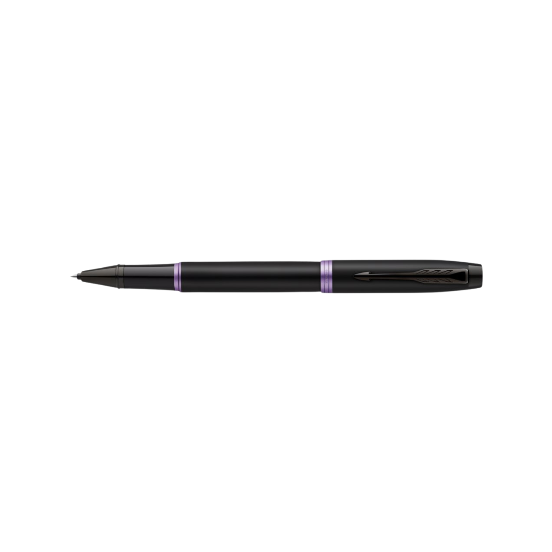 Parker IM PROFESSIONAL Vibrant Ring Rollerball Pen Amethyst Purple — Parker rollerball pen — fluid gel ink writing instrument, at Cityluxe Singapore