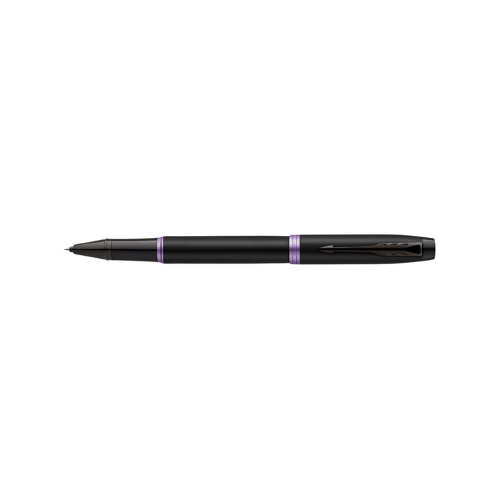 Parker IM PROFESSIONAL Vibrant Ring Rollerball Pen Amethyst Purple — Parker rollerball pen — fluid gel ink writing instrument, at Cityluxe Singapore