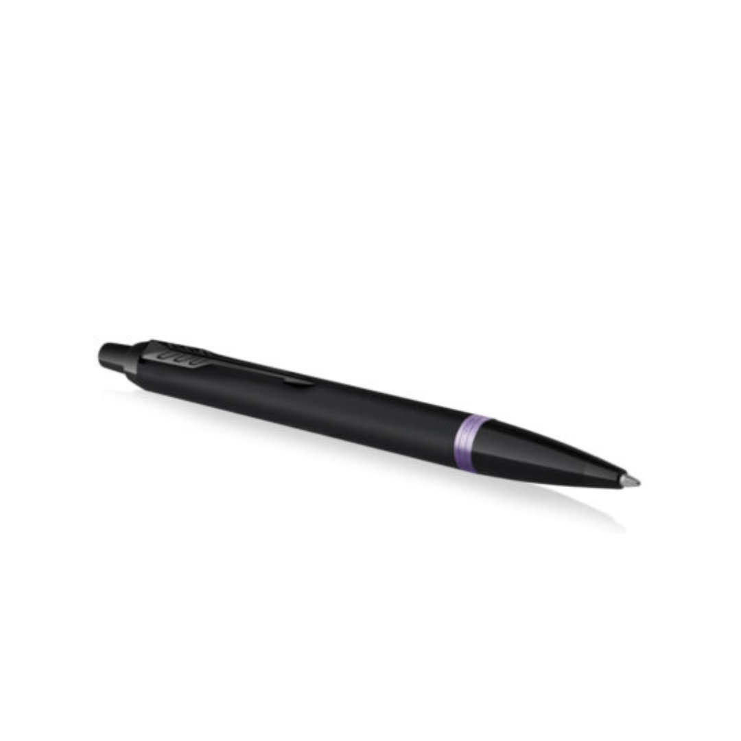 Parker IM PROFESSIONAL Vibrant Ring Ballpoint Pen Amethyst Purple — Parker ballpoint pen — reliable smooth-writing everyday pen, at Cityluxe Singapore