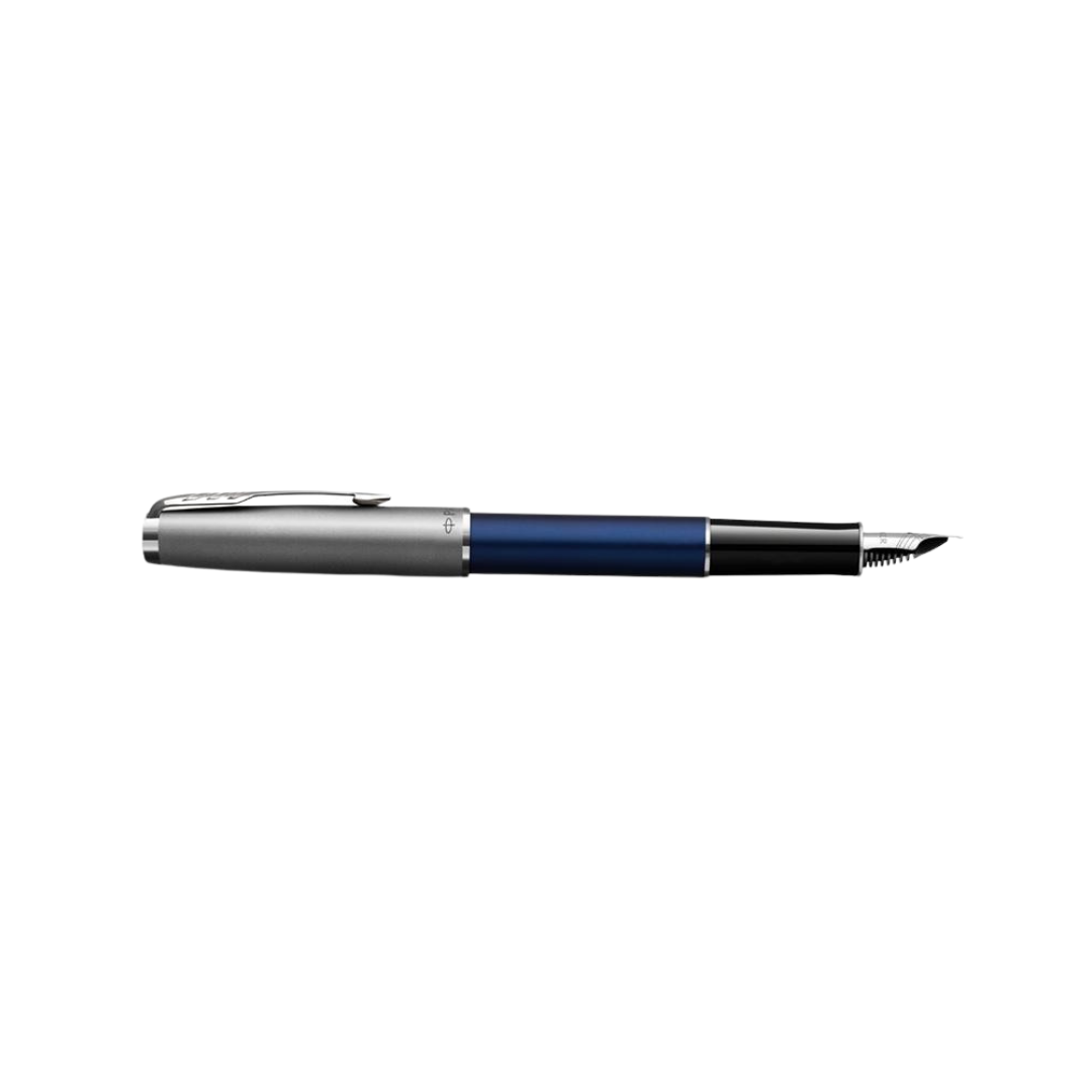 Parker Sonnet Essentials Fountain Pen Blue CT in Medium — Parker fountain pen — precision nib writing instrument, at Cityluxe Singapore stationery store