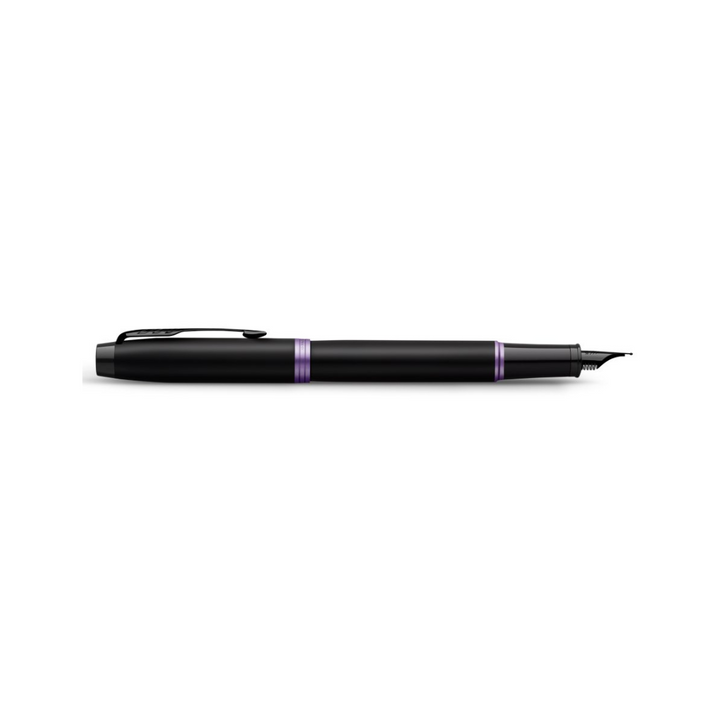 Parker IM PROFESSIONAL Vibrant Ring  BT Fountain Pen Amethyst Purple — Parker fountain pen — precision nib writing instrument, at Cityluxe Singapore stationery store