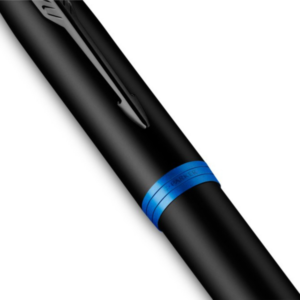 Load image into Gallery viewer, Parker IM PROFESSIONAL Vibrant Ring BT Rollerball Pen Marine Blue
