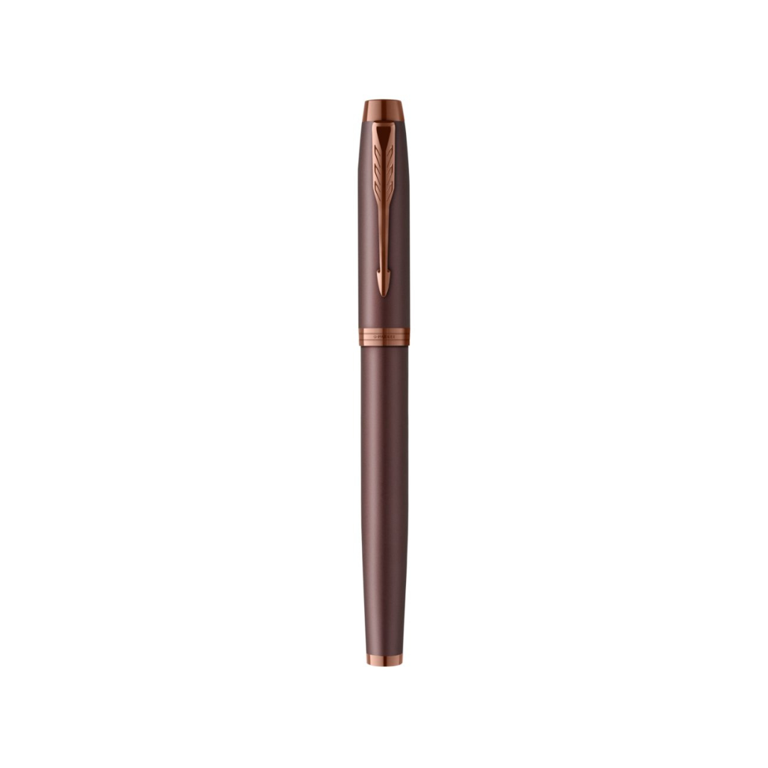 Parker IM PROFESSIONAL Fountain Pen in Monochrome Burgundy — Parker fountain pen — precision nib writing instrument, at Cityluxe Singapore stationery store