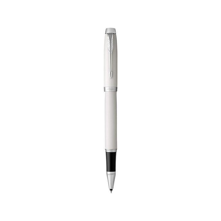 Parker IM White CT Rollerball Pen — Parker rollerball pen — fluid gel ink writing instrument, at Cityluxe Singapore