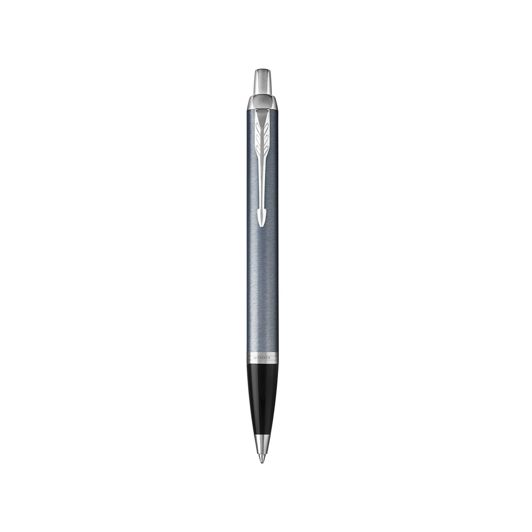 Parker IM Blue Grey CT Ballpoint Pen — Parker ballpoint pen — reliable smooth-writing everyday pen, at Cityluxe Singapore