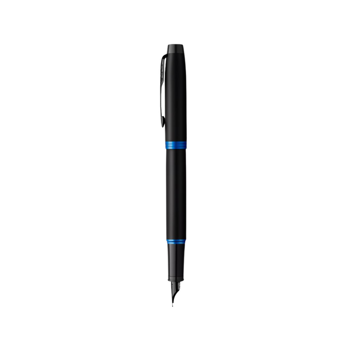Parker IM PROFESSIONAL Vibrant Ring BT Fountain Pen Marine Blue — Parker fountain pen — precision nib writing instrument, at Cityluxe Singapore stationery store