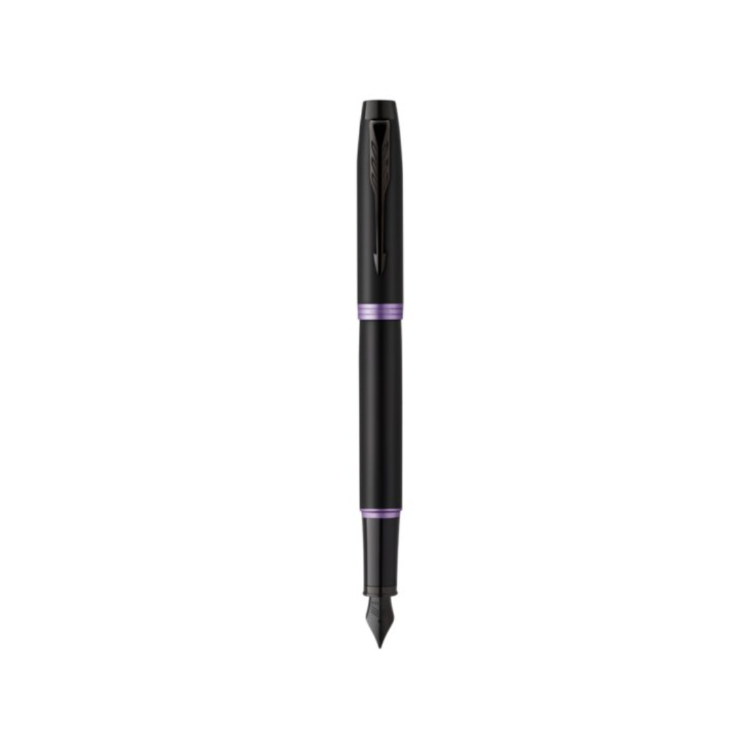 Parker IM PROFESSIONAL Vibrant Ring  BT Fountain Pen Amethyst Purple — Parker fountain pen — precision nib writing instrument, at Cityluxe Singapore stationery store