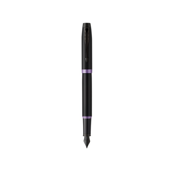 Parker IM PROFESSIONAL Vibrant Ring  BT Fountain Pen Amethyst Purple — Parker fountain pen — precision nib writing instrument, at Cityluxe Singapore stationery store
