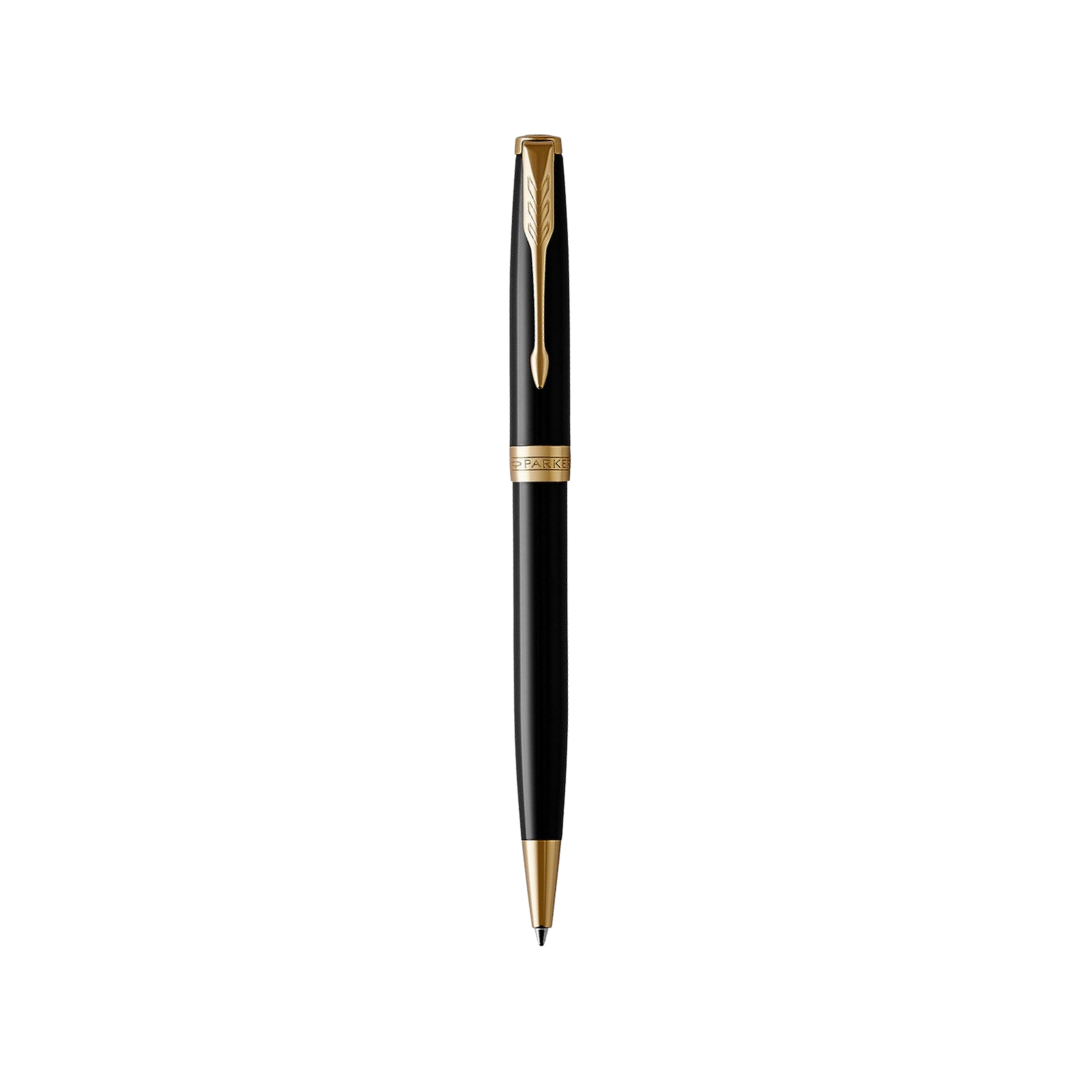 Parker Sonnet Lacquer Black GT Ballpoint Pen — Parker ballpoint pen — reliable smooth-writing everyday pen, at Cityluxe Singapore
