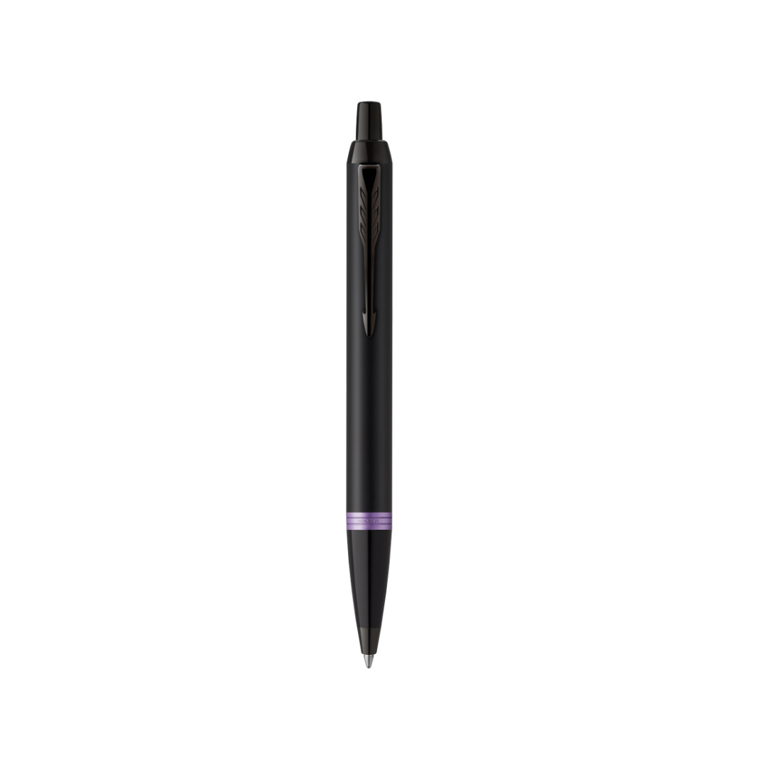 Parker IM PROFESSIONAL Vibrant Ring Ballpoint Pen Amethyst Purple — Parker ballpoint pen — reliable smooth-writing everyday pen, at Cityluxe Singapore
