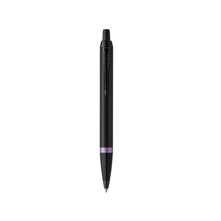 Parker IM PROFESSIONAL Vibrant Ring Ballpoint Pen Amethyst Purple — Parker ballpoint pen — reliable smooth-writing everyday pen, at Cityluxe Singapore