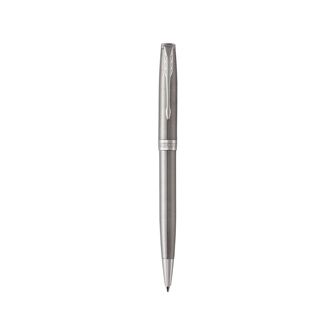 Parker Sonnet Stainless Steel CT Ballpoint Pen — Parker ballpoint pen — reliable smooth-writing everyday pen, at Cityluxe Singapore