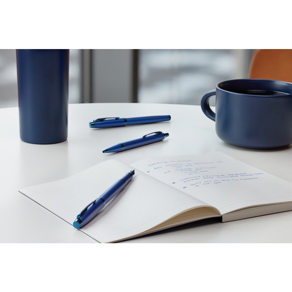 Parker IM PROFESSIONAL Ballpoint Pen Monochrome Blue — Parker ballpoint pen — reliable smooth-writing everyday pen, at Cityluxe Singapore
