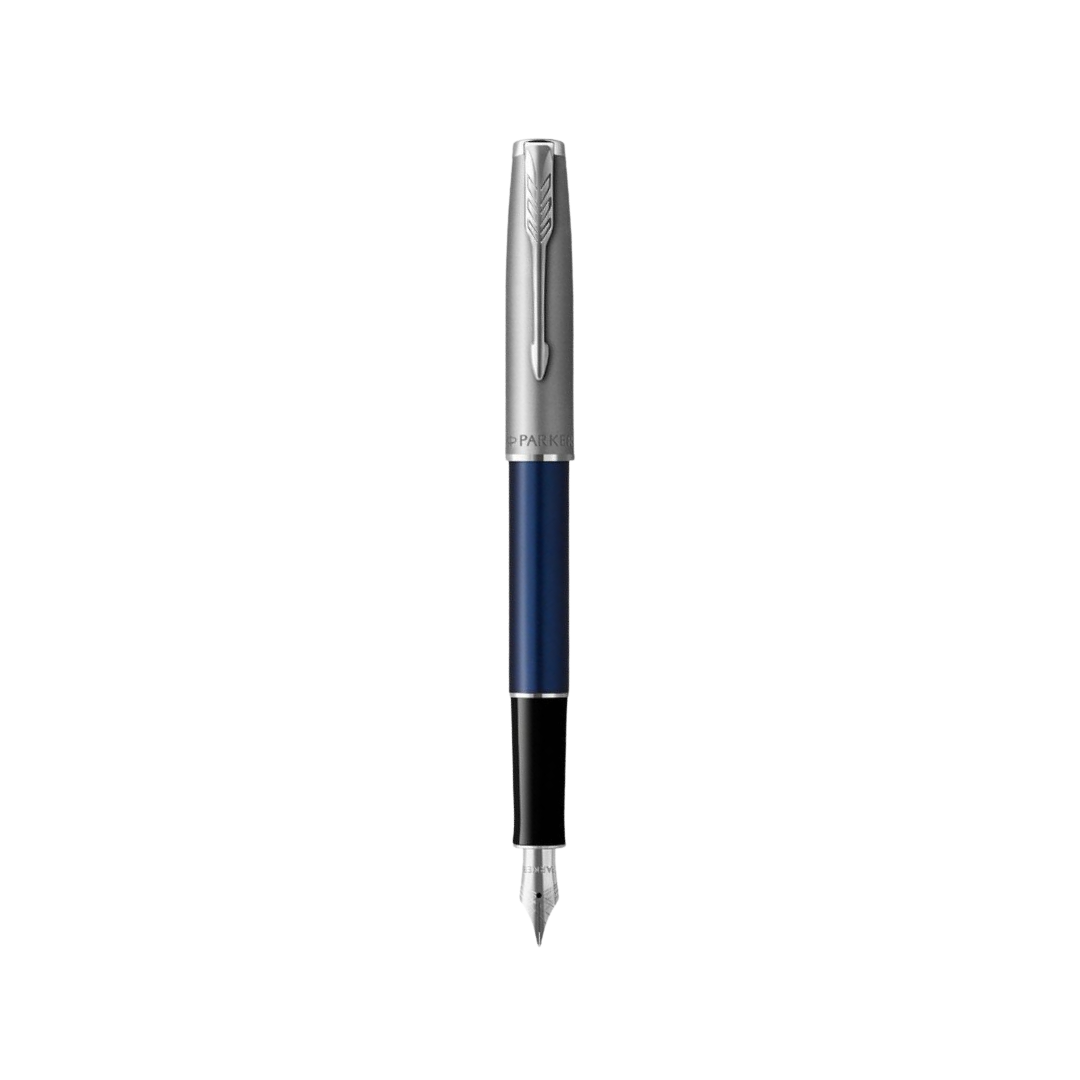 Parker Sonnet Essentials Fountain Pen Blue CT in Medium — Parker fountain pen — precision nib writing instrument, at Cityluxe Singapore stationery store