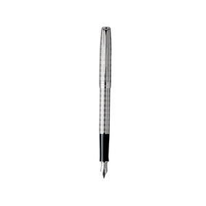 Parker Sonnet CBN Chiselled Tartan ST Fountain Pen - Medium