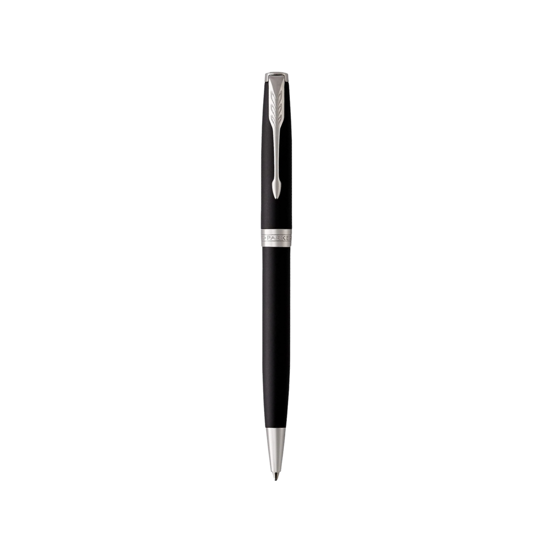 Parker Sonnet Matte Black CT Ballpoint Pen — Parker ballpoint pen — reliable smooth-writing everyday pen, at Cityluxe Singapore