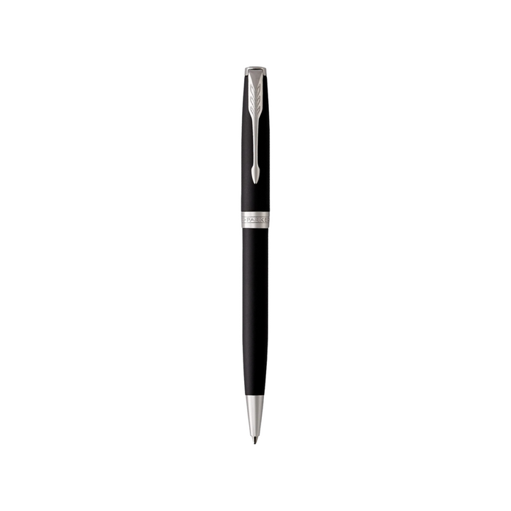 Parker Sonnet Matte Black CT Ballpoint Pen — Parker ballpoint pen — reliable smooth-writing everyday pen, at Cityluxe Singapore