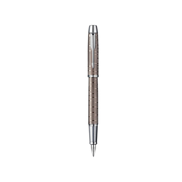 Load image into Gallery viewer, Parker IM Premium Fountain Pen - Brown Shadow with Chrome Trims

