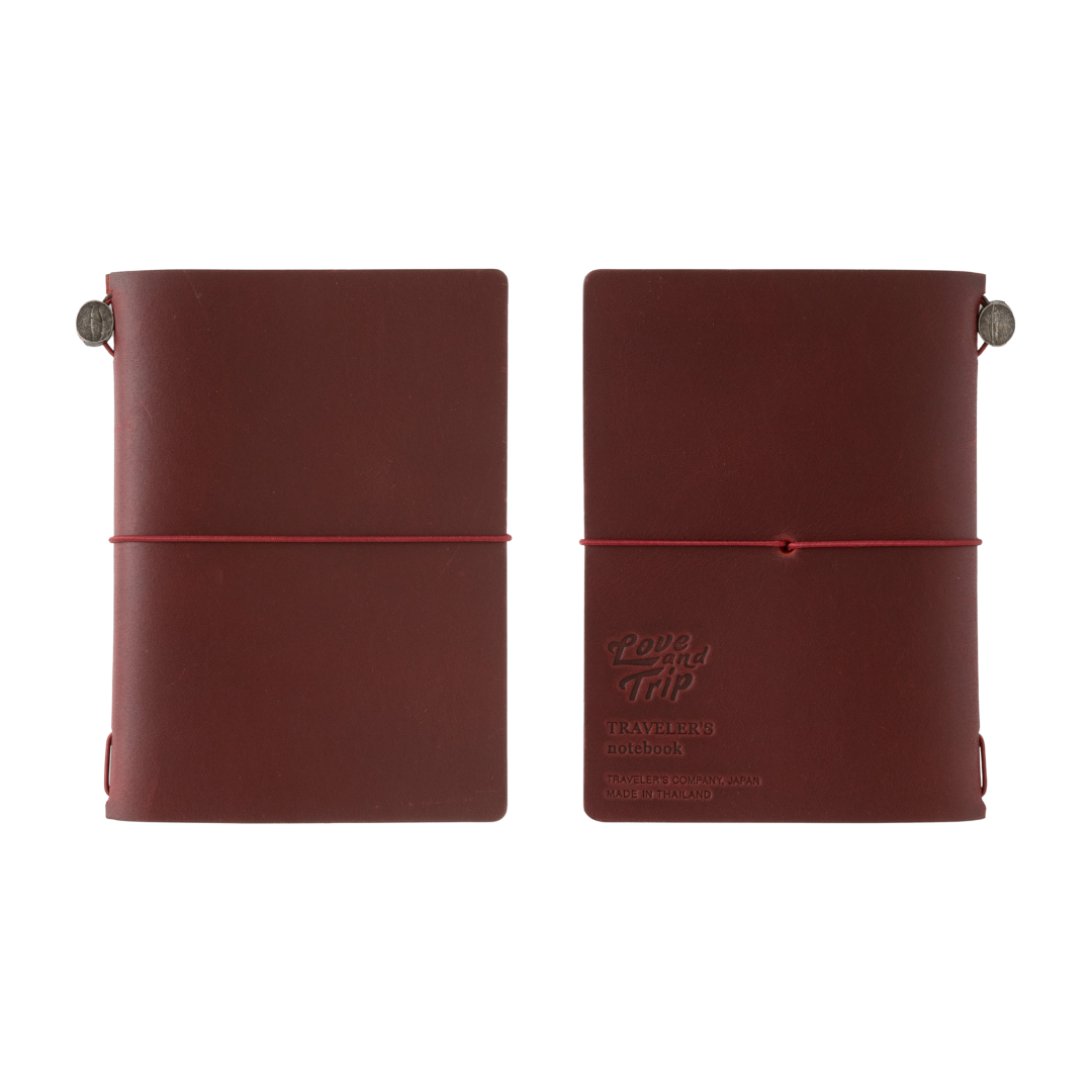 TRAVELER's notebook Passport Size LOVE AND TRIP - Red