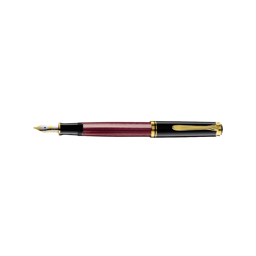 Pelikan Souverän® M400 Fountain Pen Black-Red [Pre-Order] – Cityluxe