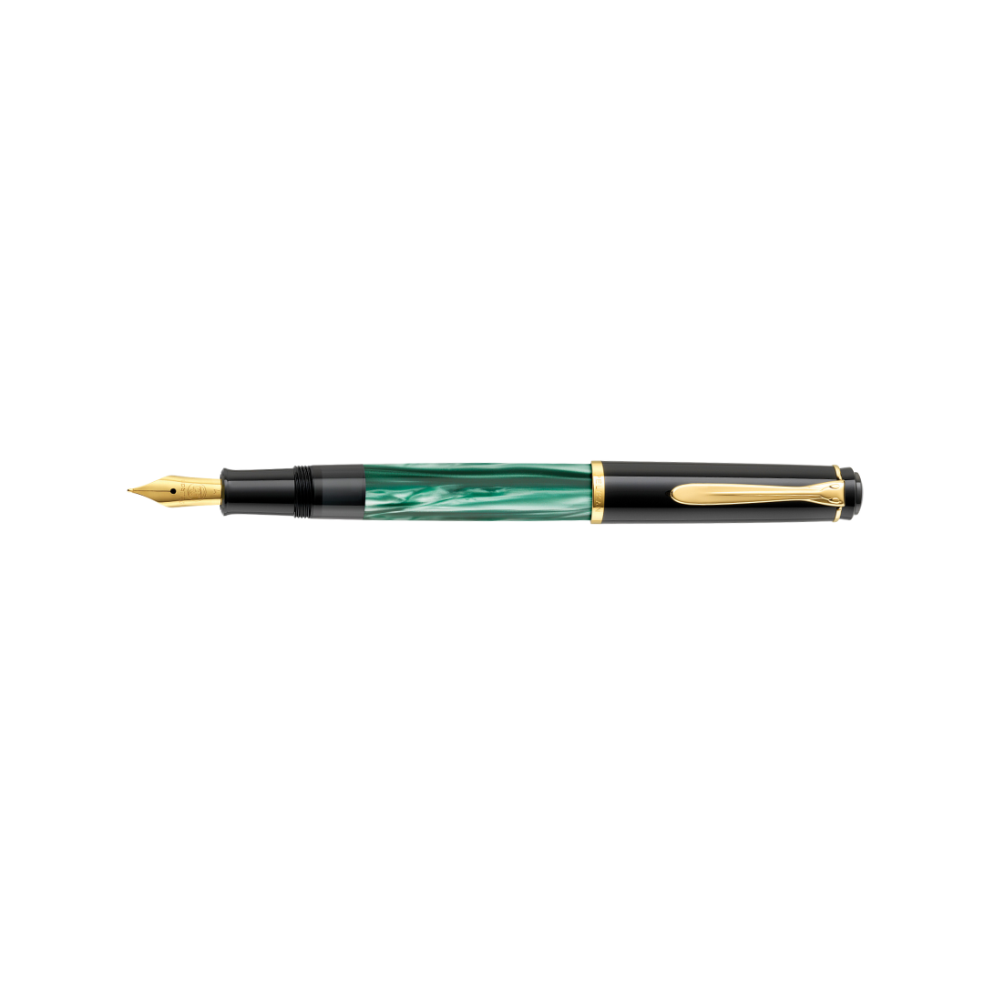 Pelikan Classic M200 Fountain Pen Green Marble [Pre-Order] | Cityluxe