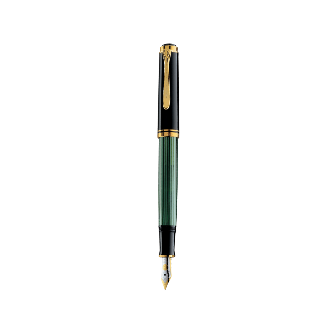 Pelikan 万年筆 M1000 Pelikan Souverän® M1000 Fountain Pen Black-Green | Cityluxe