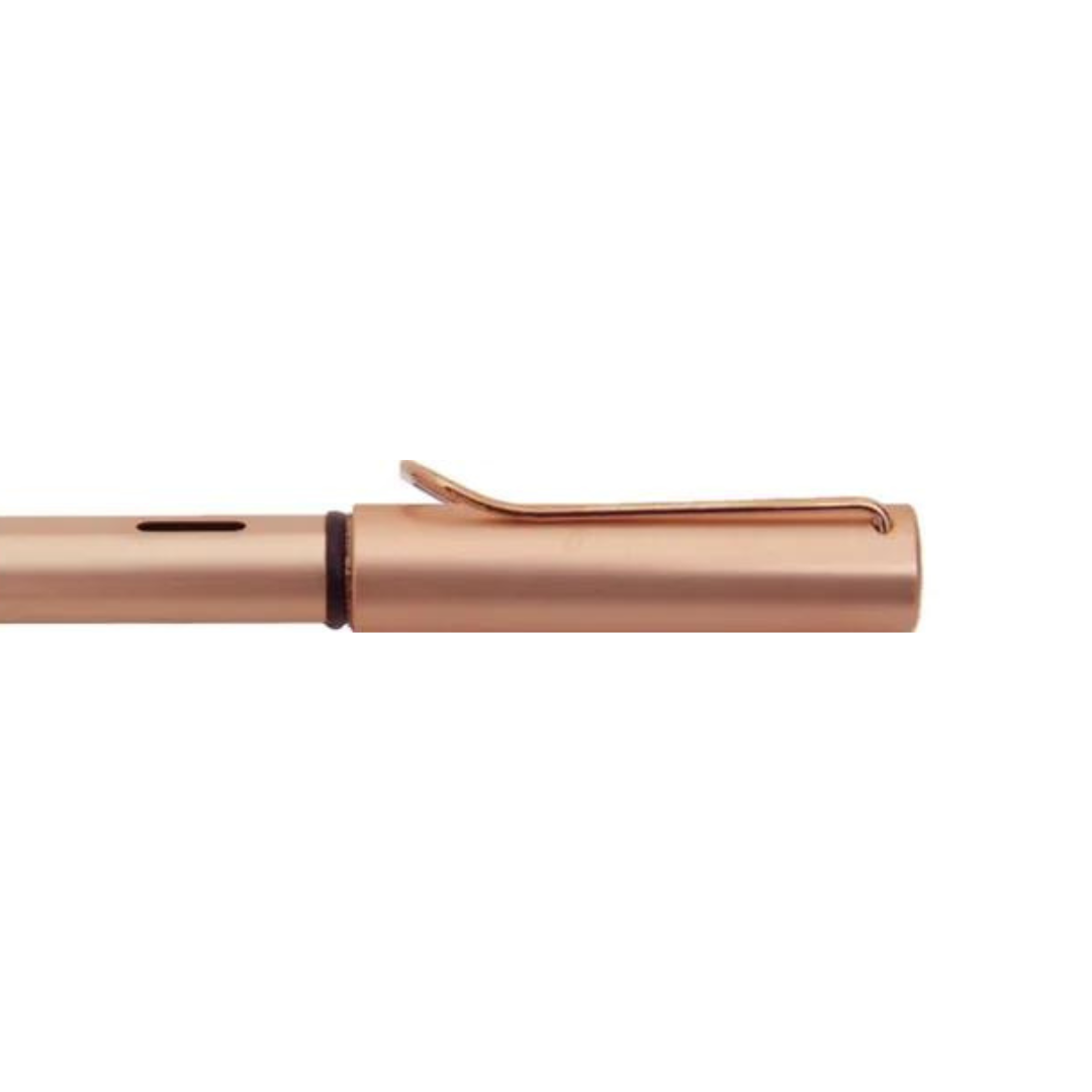 Lamy Lx Rollerball Pen Rose Gold — Lamy rollerball pen — fluid gel ink writing instrument, at Cityluxe Singapore