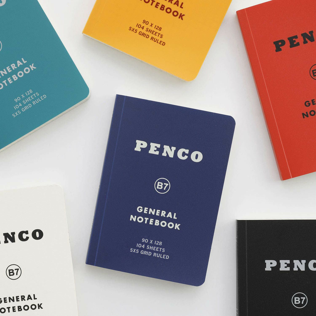 Penco Soft PP Notebook B7 Grid - White