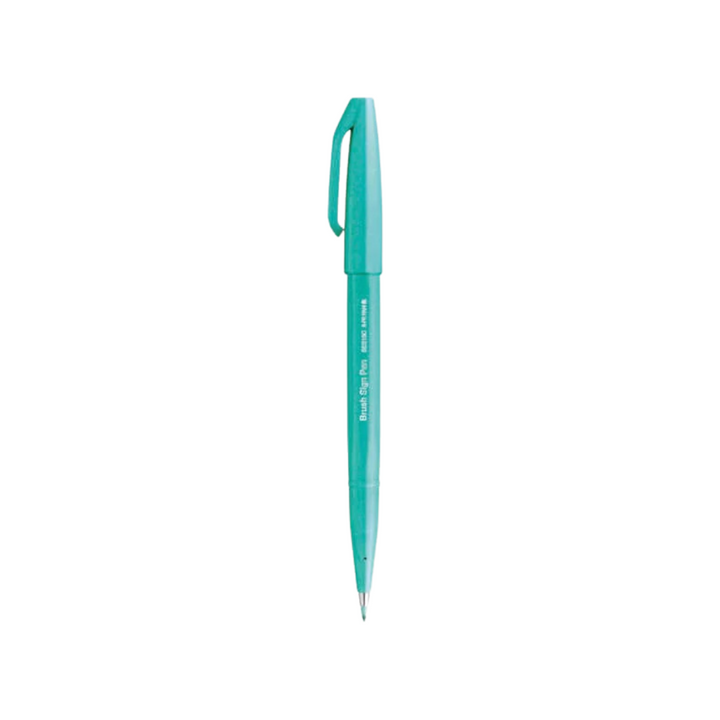 Pentel Brush Sign Pen - Emerald Green