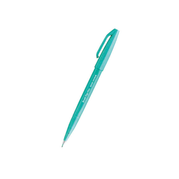 Pentel Brush Sign Pen - Emerald Green