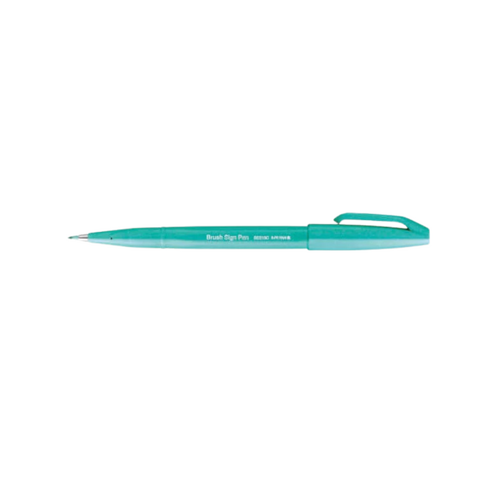 Pentel Brush Sign Pen - Emerald Green