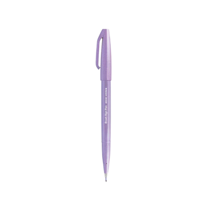 Pentel Brush Sign Pen in Light Violet — Pentel brush pen — premium stationery and lifestyle, at Cityluxe Singapore