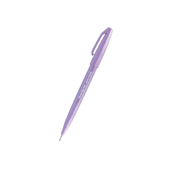 Pentel Brush Sign Pen in Light Violet — Pentel brush pen — premium stationery and lifestyle, at Cityluxe Singapore