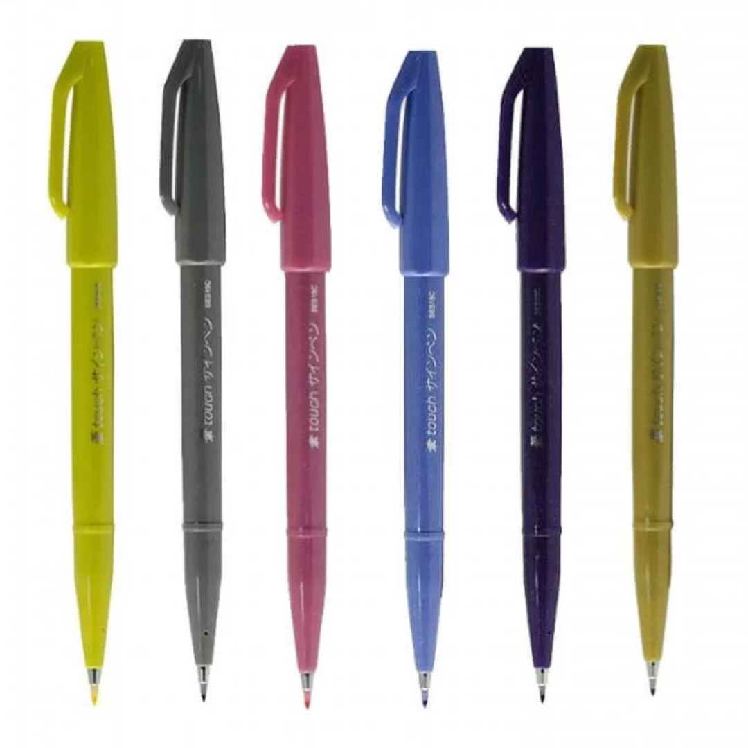Pentel Brush Sign Pen - All 36 colors