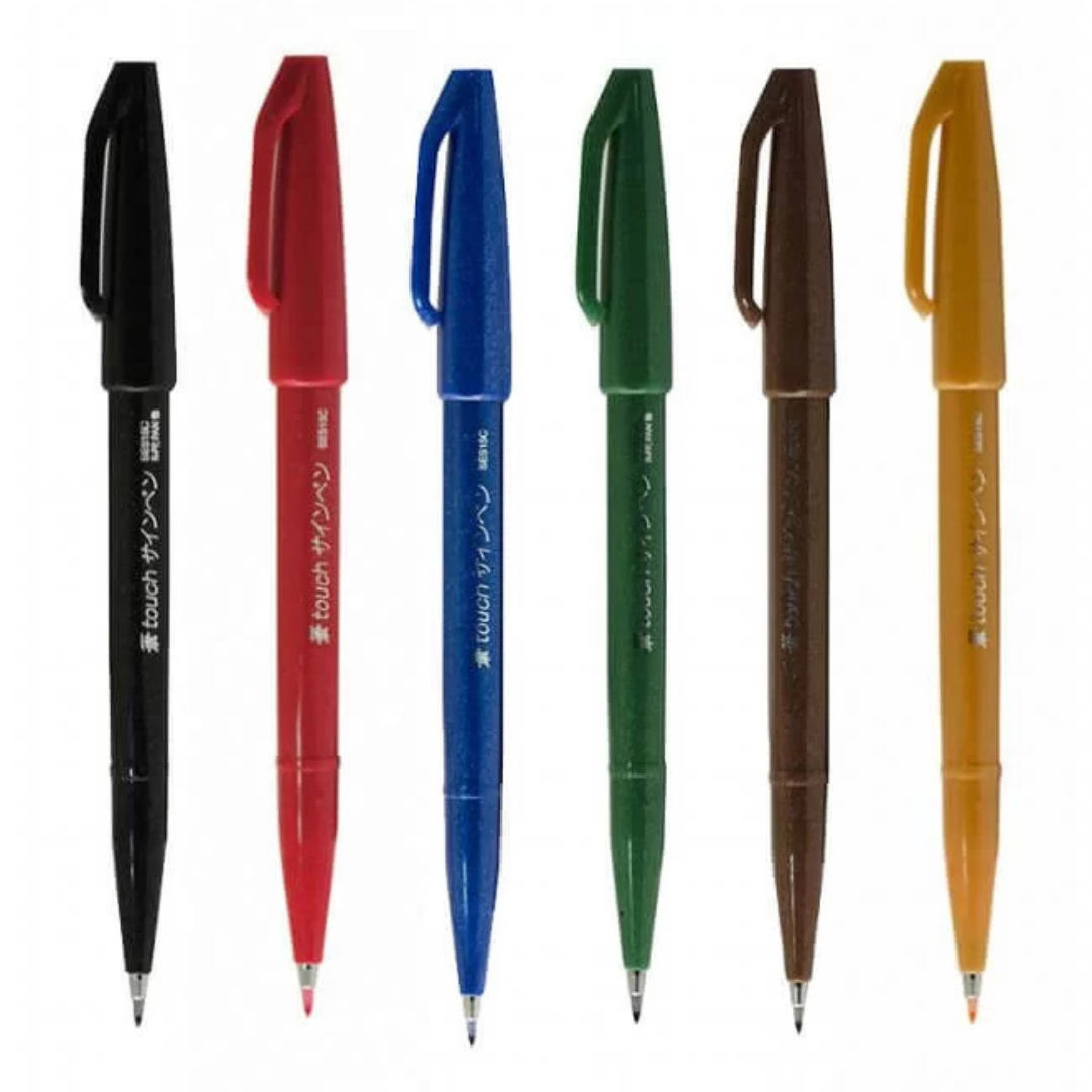 Pentel Brush Sign Pen - All 36 colors