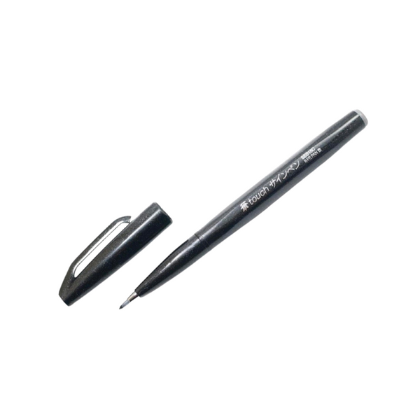 Load image into Gallery viewer, Pentel Touch Brush Sign Pen Black

