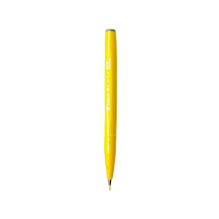 Pentel Touch Brush Sign Pen Yellow