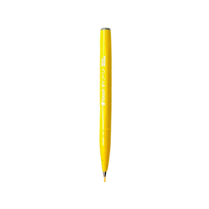 Pentel Touch Brush Sign Pen Yellow