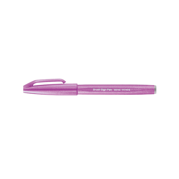 Load image into Gallery viewer, Pentel Touch Brush Sign Pen Pink Purple
