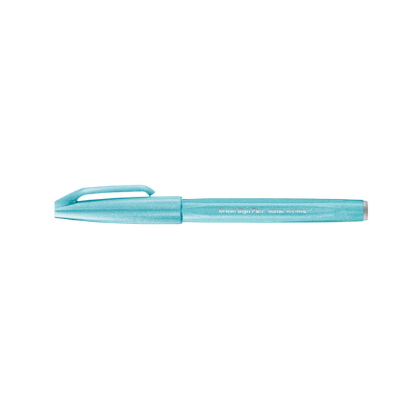 Load image into Gallery viewer, Pentel Touch Brush Sign Pen Pale Blue
