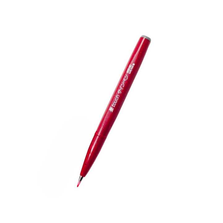 Pentel Touch Brush Sign Pen Red