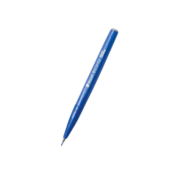 Pentel Touch Brush Sign Pen Blue — Pentel brush pen — premium stationery and lifestyle, at Cityluxe Singapore