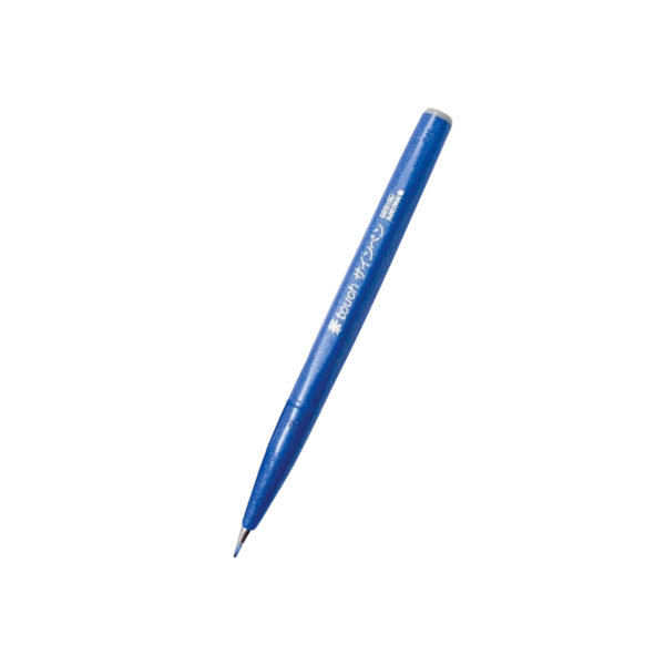 Load image into Gallery viewer, Pentel Touch Brush Sign Pen Blue
