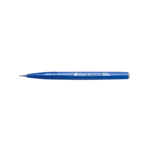 Pentel Touch Brush Sign Pen Blue