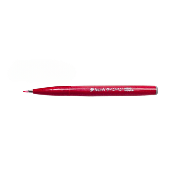 Pentel Touch Brush Sign Pen Red