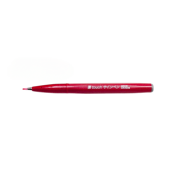 Load image into Gallery viewer, Pentel Touch Brush Sign Pen Red
