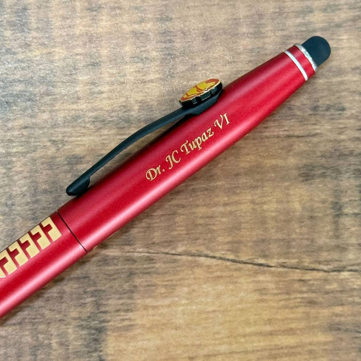 Personalized Name Engraving On Cross Tech2 Ballpoint Pen - Iron Man