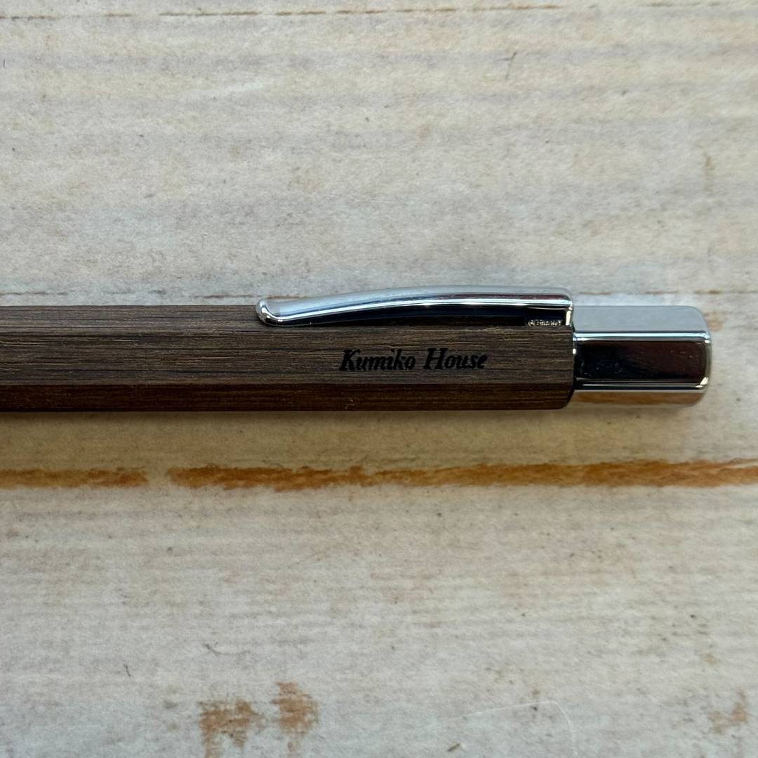Personalized Name Engraving On Faber-Castell Ondoro Twist Pencil Smoked Oak 