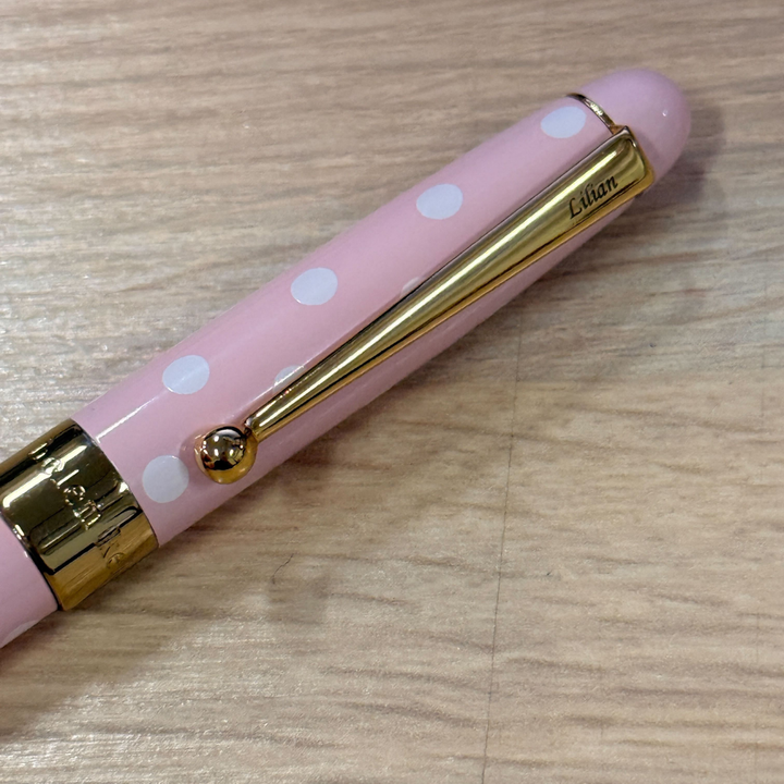 Personalized Name Engraving On Helen Kelly Dotti Pen Pink